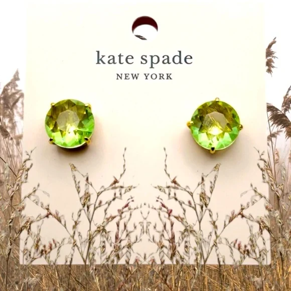 New Kate Spade Rise And Shine Studs
COLOR: Peridot - Picture 10 of 11